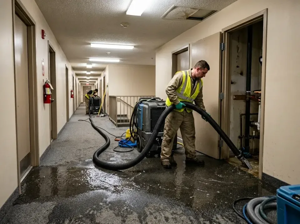 multi-unit-apartment-hallway-f-005 — frequently asked questions, Emergency Burst Pipe Water Extraction & Removal in Montague…